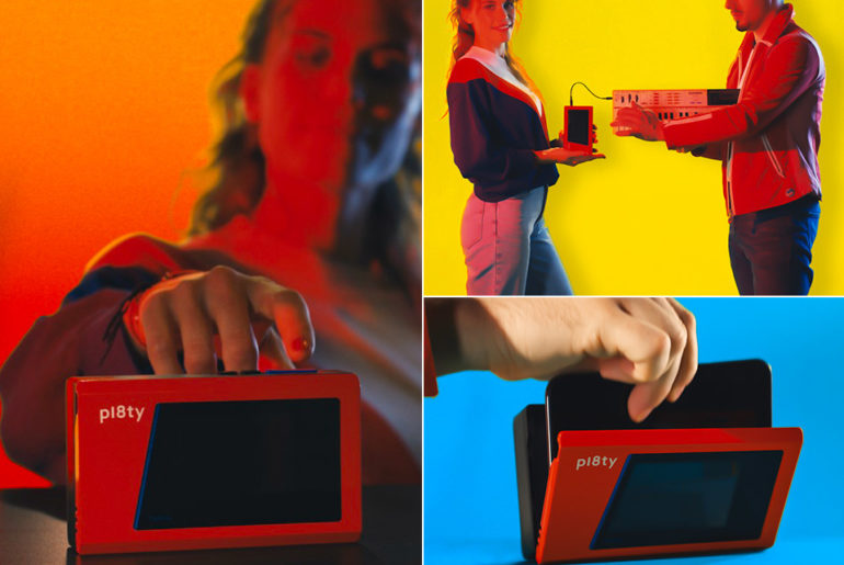 This is Not a Walkman, Just Pl8ty, an 80s-Inspired Bluetooth Speaker That Uses Your Smartphone as a Cassette