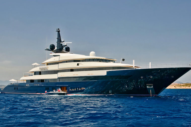 steven spielberg yacht interior