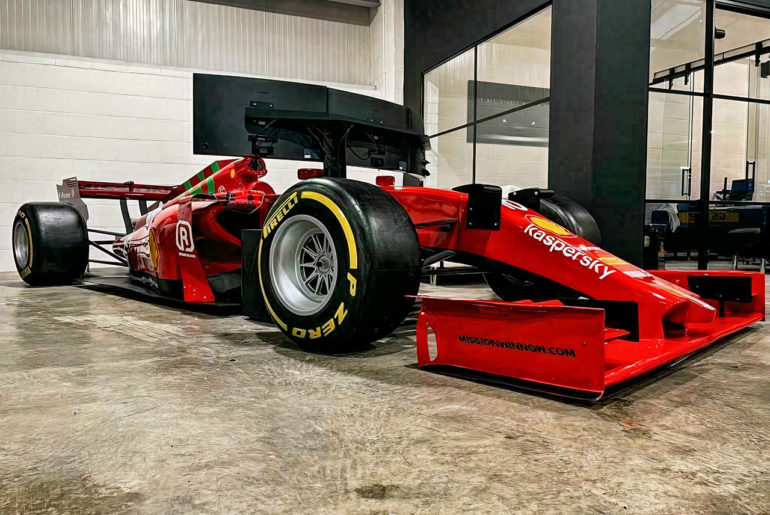 Rare Ferrari F8 Formula 1 Racing Simulator Recreates the Thrill at Home ...
