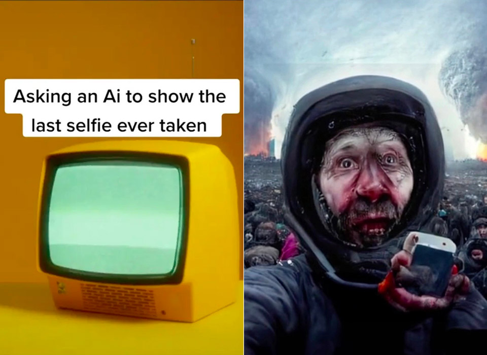 DALLE AI was Asked to Generate What the Last Selfie Ever Taken on