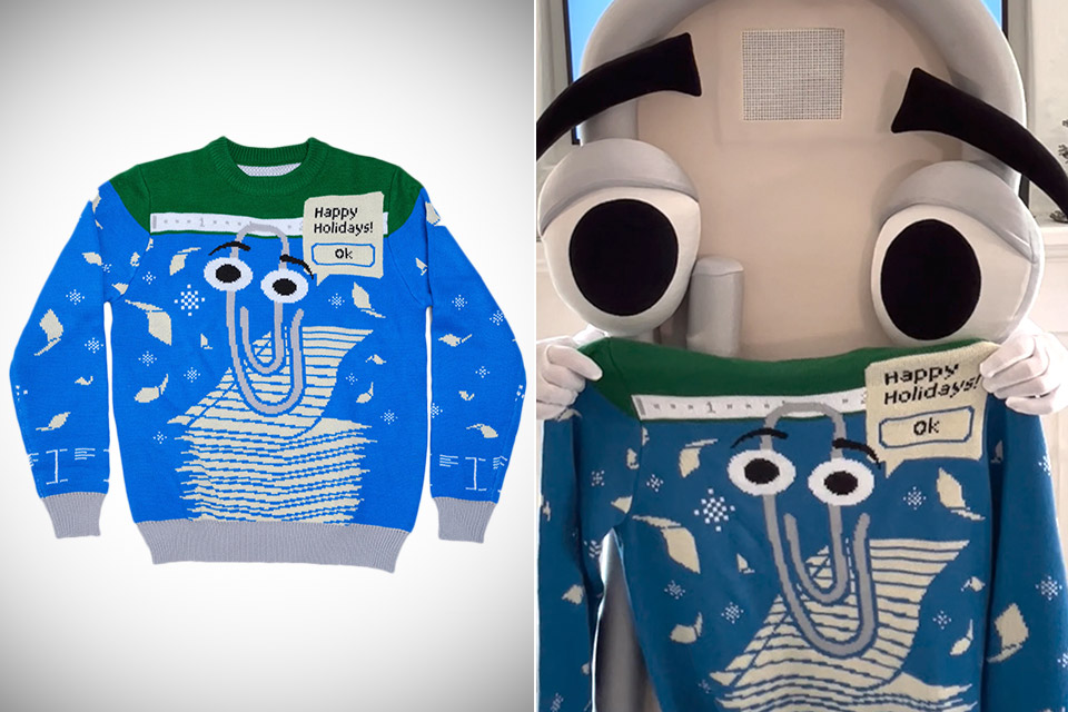 Microsoft Reveals Windows Ugly Sweater Clippy Edition, Would be Great