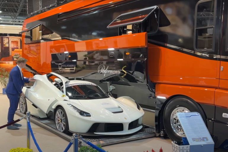 2022 Volkner Performance S Motorhome Hypercar Garage