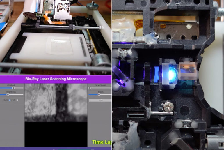 Blu-ray Laser Scanning Microscope