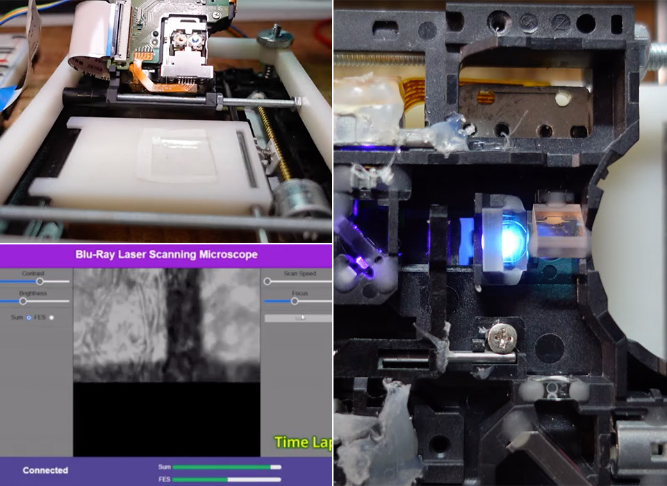 Blu-ray Laser Scanning Microscope