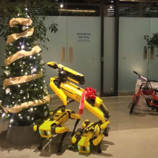 Boston Dynamics Happy Holidays Spot Robot Dogs
