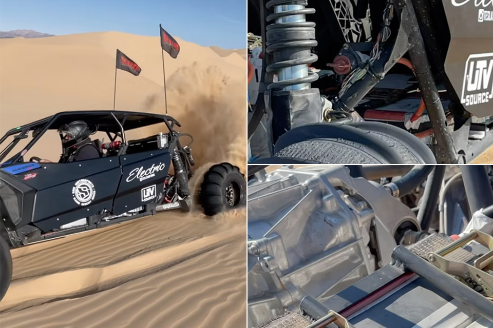 CanAm Maverick UTV Gets Electric Tesla Powertrain, Silence Ensues