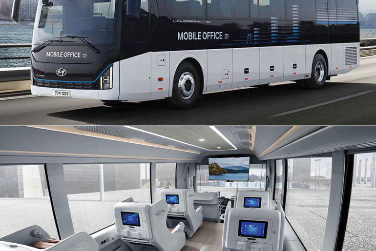 Hyundai Motors Universe Mobile Office Luxury Motor Coach