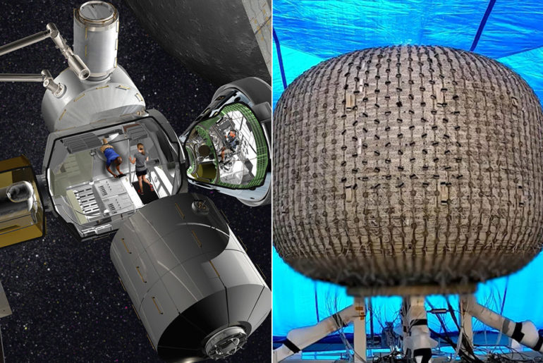 Lockheed Martin Destroy Inflatable Habitat Space