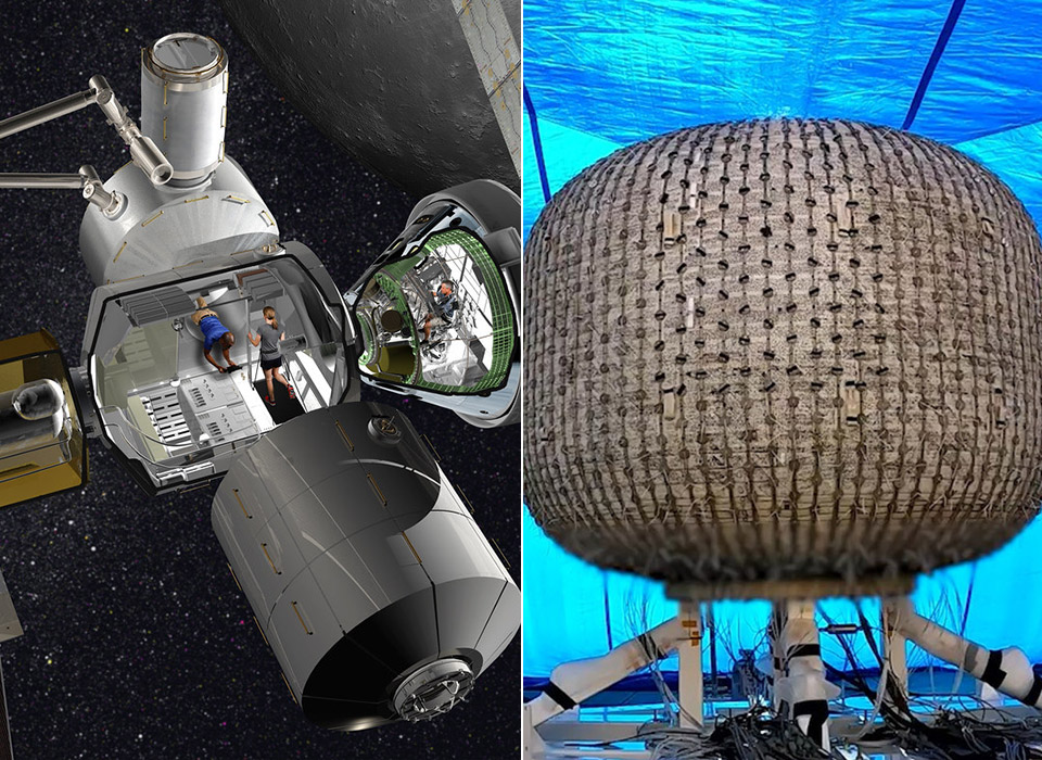 Lockheed Martin Destroy Inflatable Habitat Space