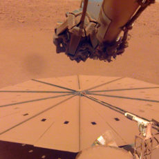 NASA InSight Mars Lander Final Tweet Dust