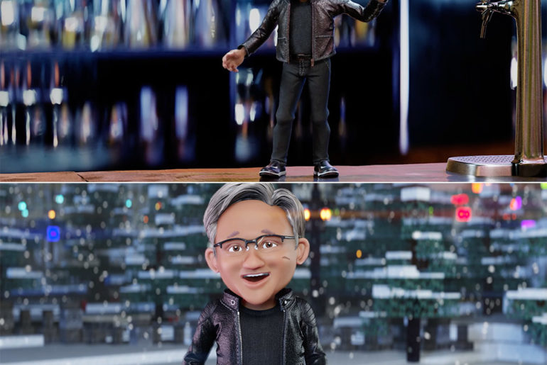 NVIDIA Jensen Huang AI Jingle Bells