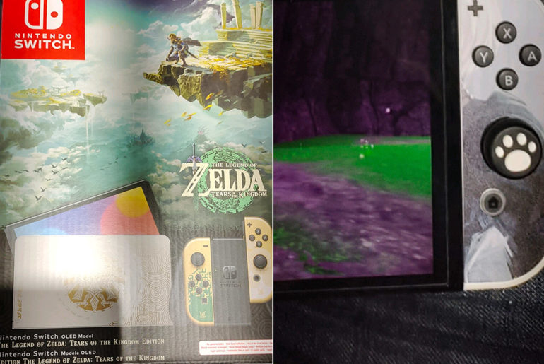 The Legend of Zelda Tears of the Kingdom Nintendo Switch OLED Console Leak