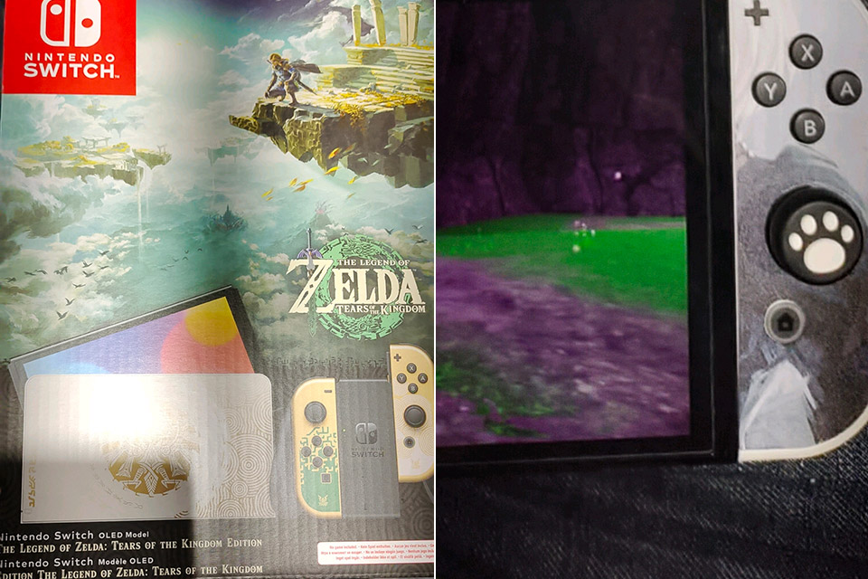 Nintendo - Switch OLED Console - The Legend of Zelda: Tears of the Kingdom  Edition 