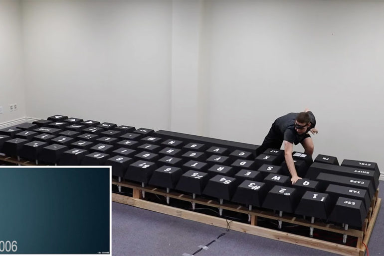 World's Largest Keyboard Game