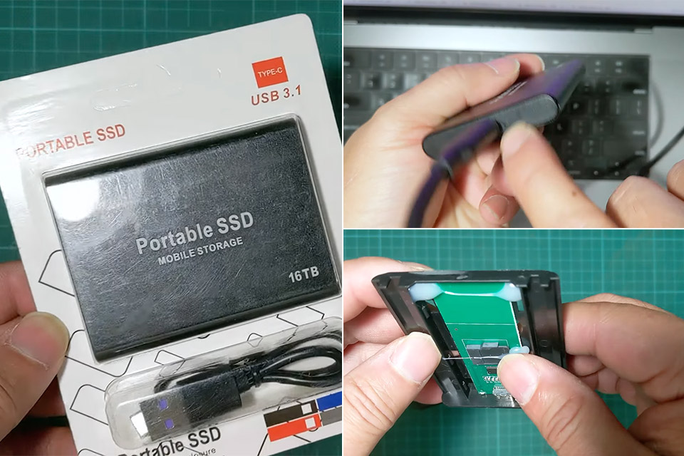 16TB SSD Amazon Turns Out to be Fake, Here's a Teardown -