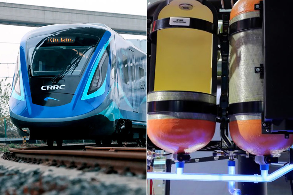 China Hydrogen-Electric Urban Train