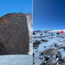 Giant 16.7-Pound Meteorite Antarctica