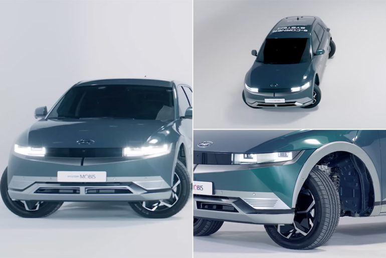 Hyundai Ioniq 5 Prototype e-Corner Crab Walk