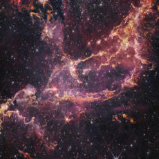 James Webb Space Telescope Dusty Ribbons NGC 346