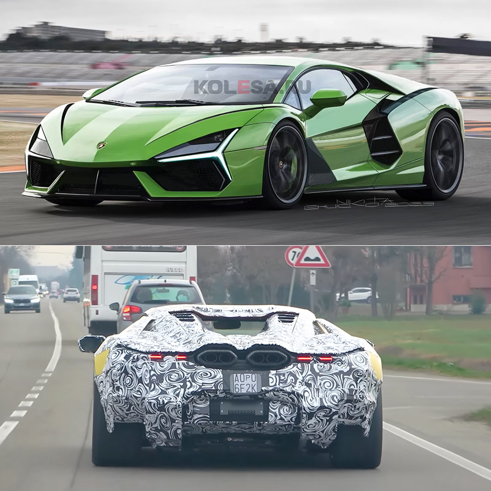 Lamborghini Aventador Successor Leak Spy Shots