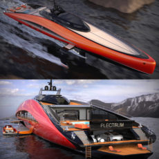 Lazzarini Design PLECTRUM Superyacht Wings Hydrofoil