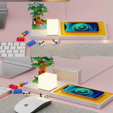 LEGO Brick Wireless Charging Station