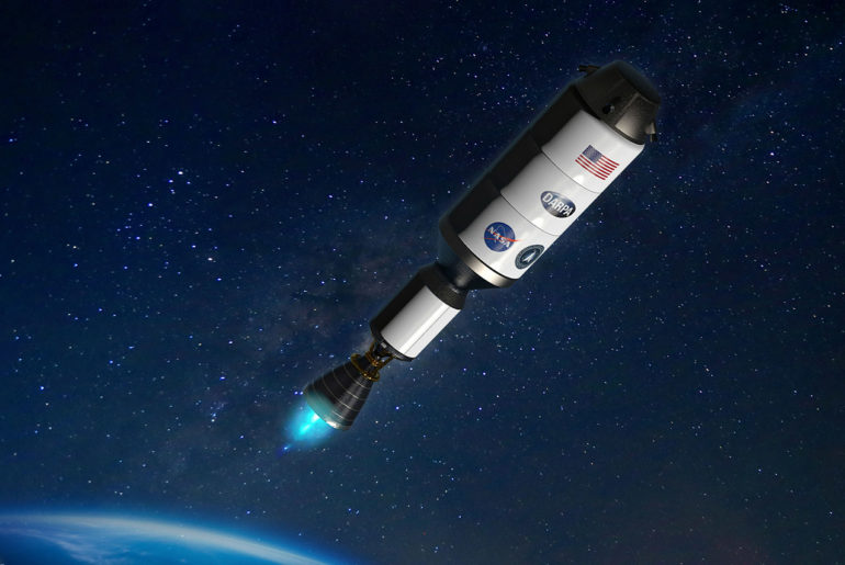 NASA DARPA DRACO Nuclear Rocket Mars