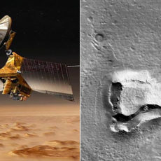 NASA HiRISE Camera Bear Formation Mars
