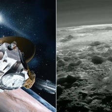 NASA New Horizons Space Probe Pluto Icy Mountain