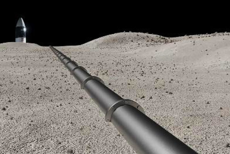 NASA Oxygen Pipeline Moon Lunar South Pole Artemis
