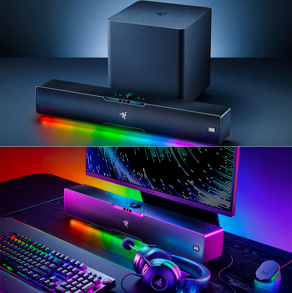 Razer Leviathan V2 Pro Soundbar AI Technology