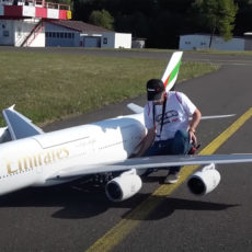 Remote-Controlled Airbus A380 Jumbo Jet