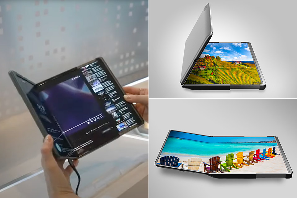 Samsung Flex Hybrid Display Foldable Slidable CES 2023