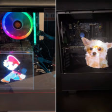 Showcase PC Case Hologram Display