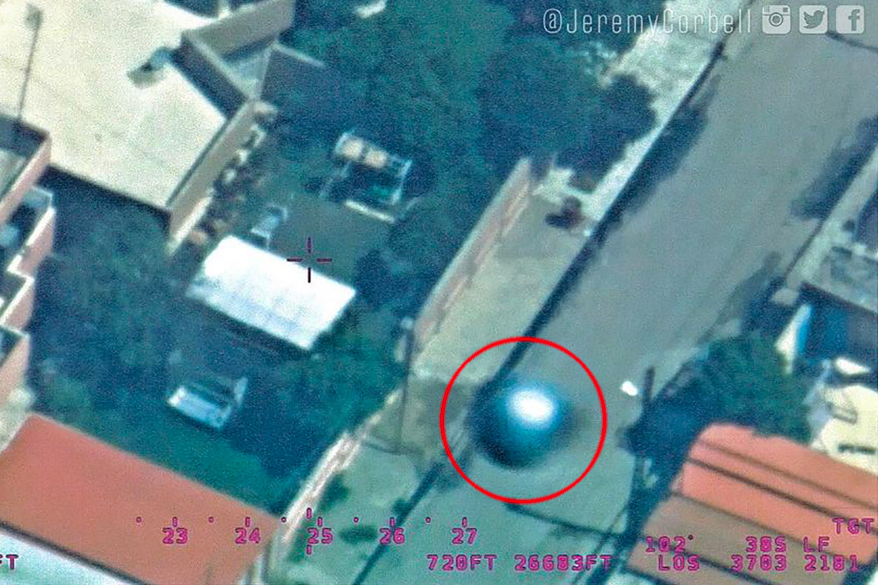 Silver UFO Orb US Spy Plane Mosul Iraq Jeremy Corbell