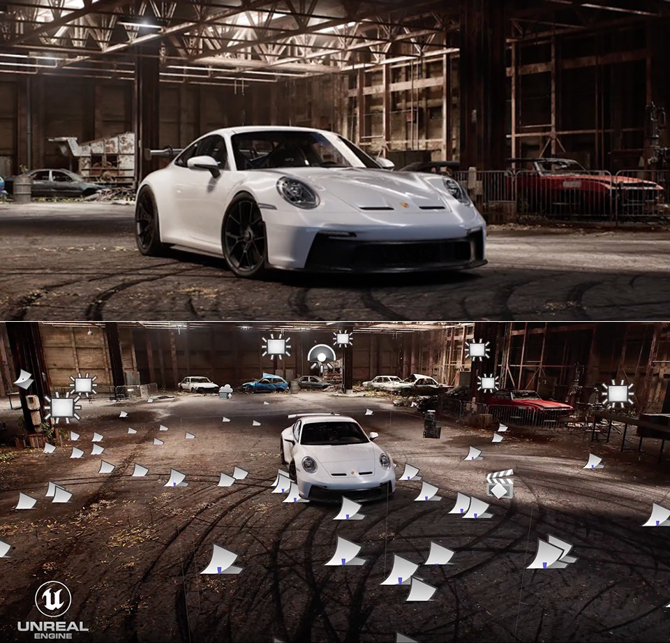 3D Artist NVIDIA RTX A6000 GPU Render Porsche Real-Time