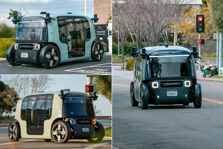 Amazon Zoox Robotaxi Public Roads Test California
