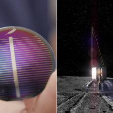 Blue Origin Solar Cell Prototype Lunar Regolith Moon