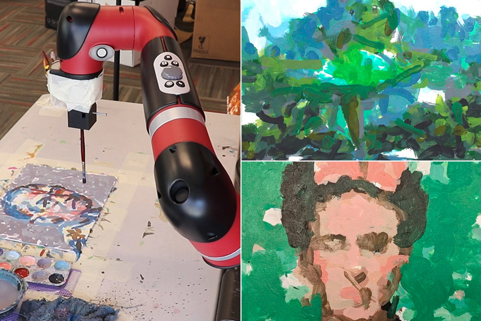 Carnegie Mellon University Frida Robot AI Artist