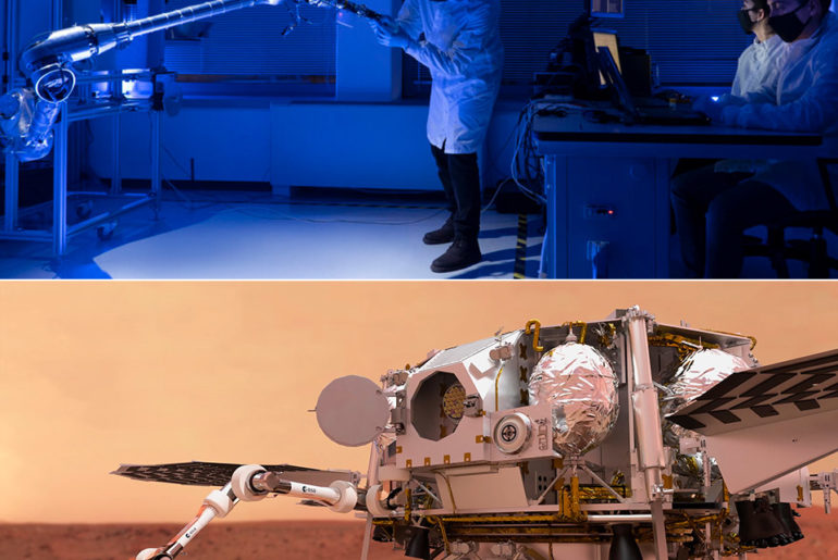 ESA Sample Transfer Arm Robot Mars