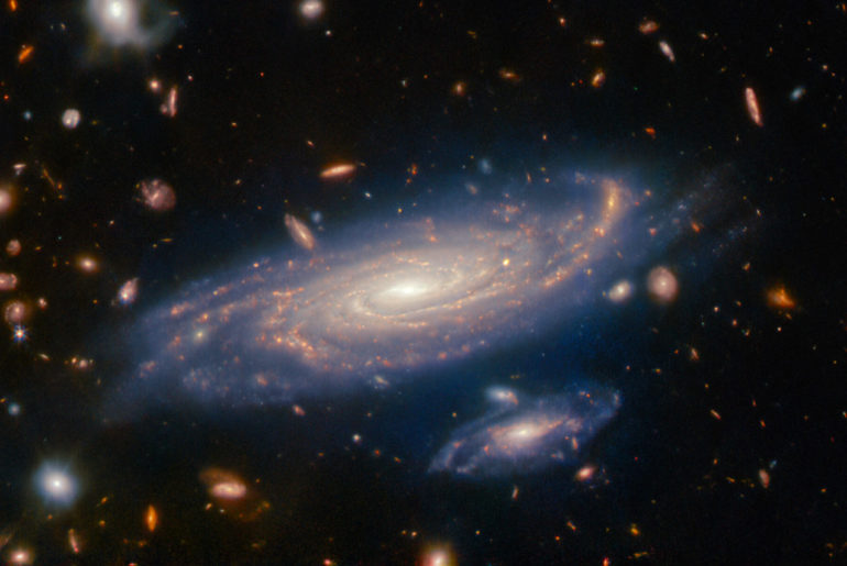 James Webb Space Telescope Spiral Galaxy LEDA 2046648