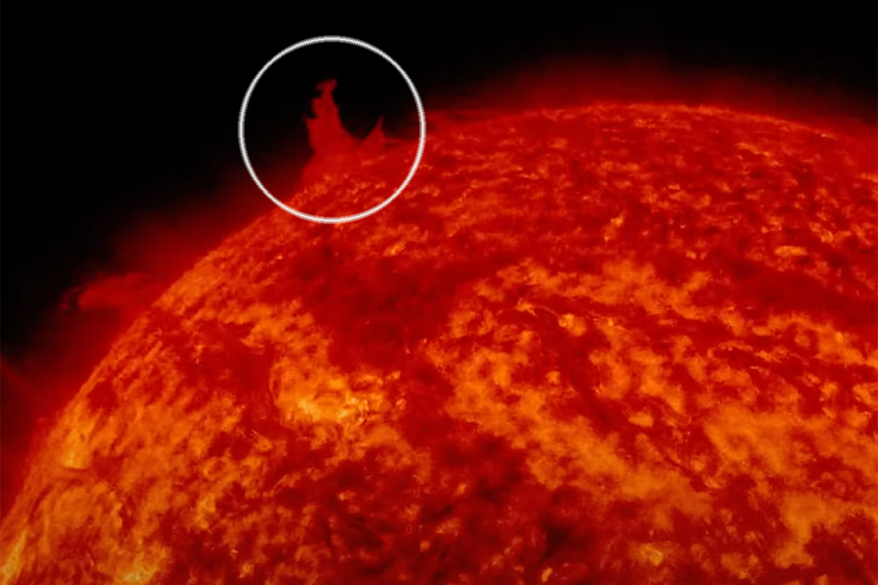 NASA Polar Vortex Sun North Pole