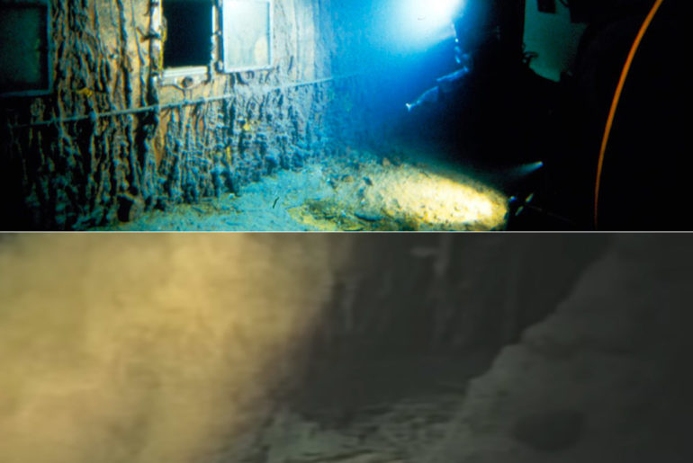 New Titanic Wreck Footage Alvin