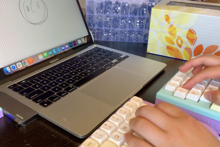 Split Keyboard Double as Computer Mouse Arduino