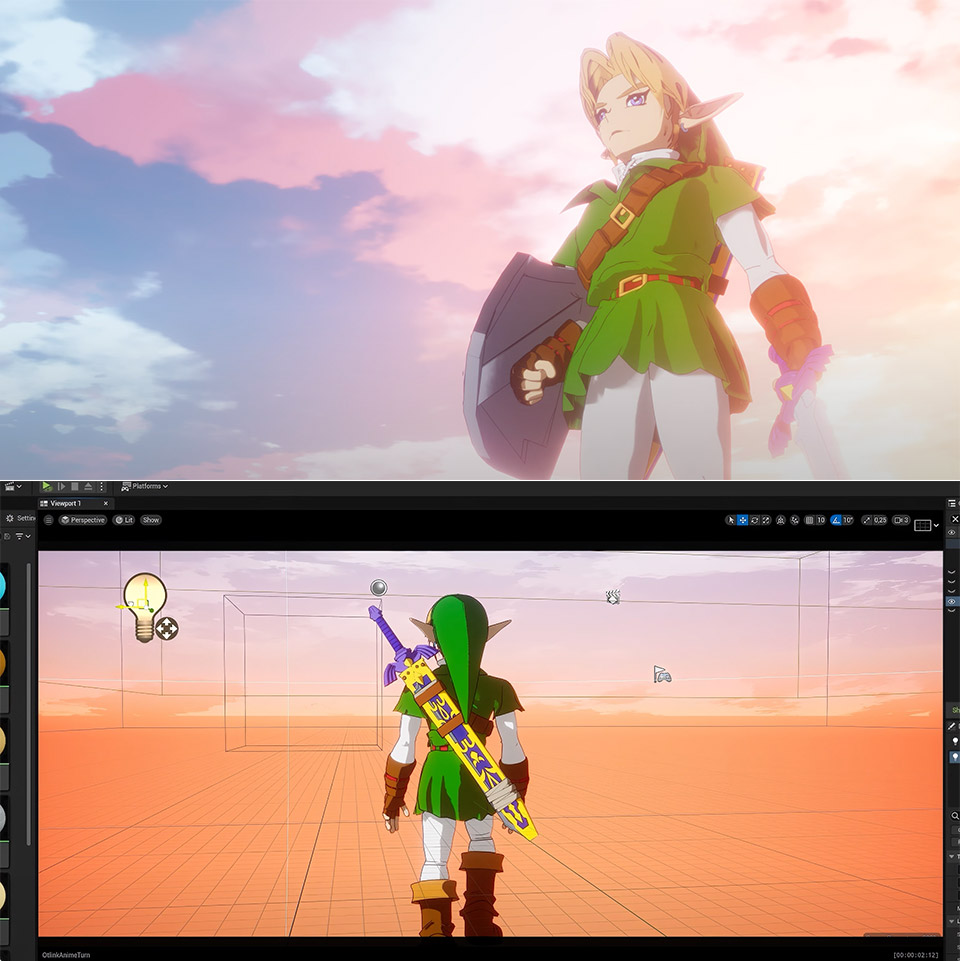 The Legend of Zelda Ocarina of Time Unreal Engine 5 fan remake is playable  and looks incredible