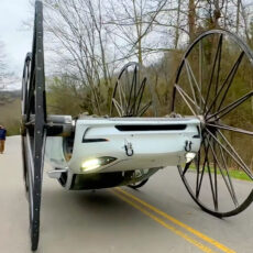 10-Foot-Tall Wheels Tesla Model 3 Mod
