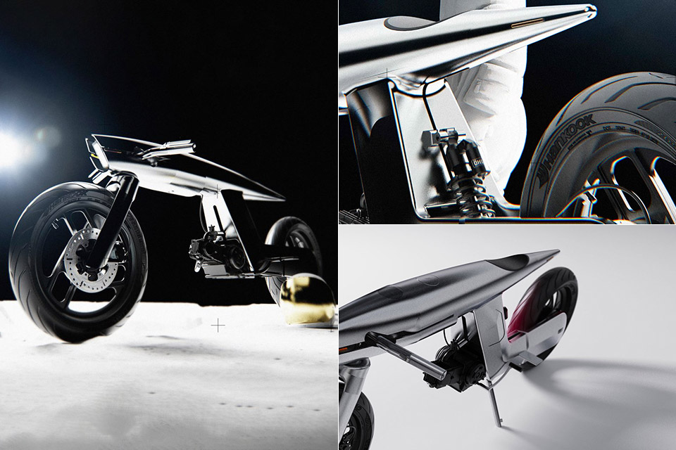 Bandit9’s ‘EVE Odyssey’ Motorcycle Has Unibody Chassis Made from Space-Grade Aluminum Used by NASA