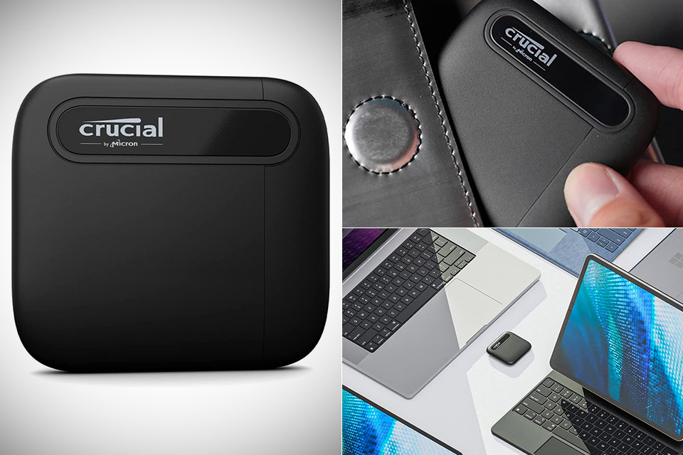 Crucial X6 1TB USB 3.2 Portable SSD