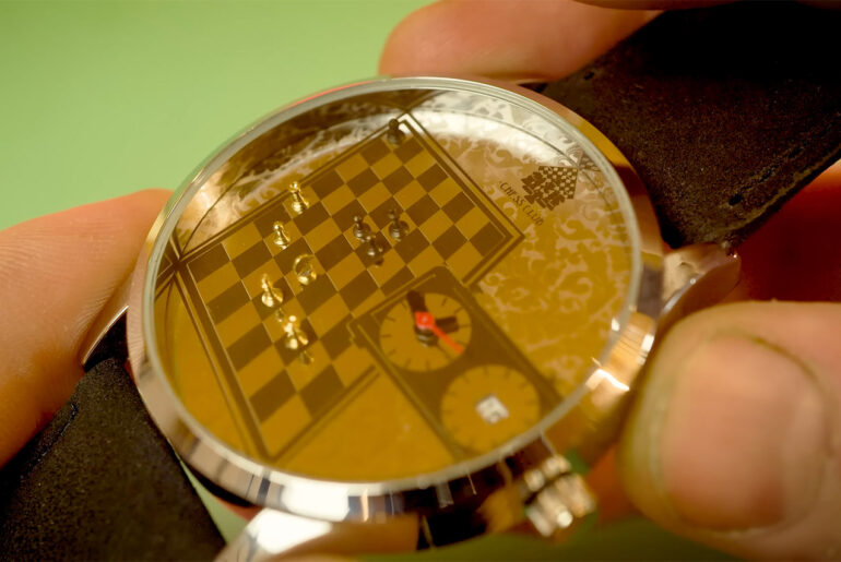 Custom Watch Tiny Chess Set