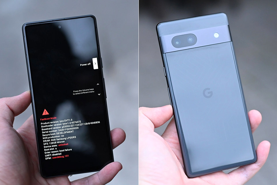 Google Pixel 7a Prototype Leak